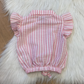 Blouse met strik roze