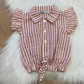 Blouse met strik bordeaux