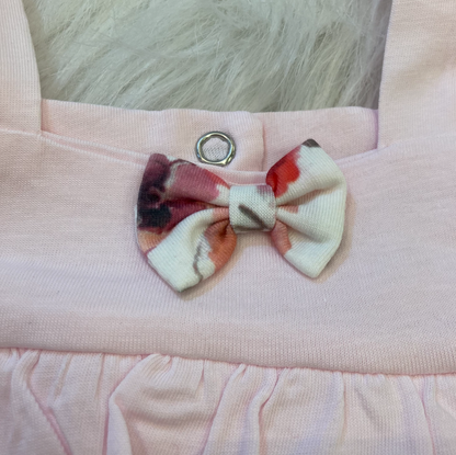 Topje met strik roze