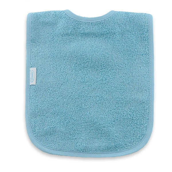 Slab met naam | Gepersonaliseerde baby slab katoen | Sky Blue