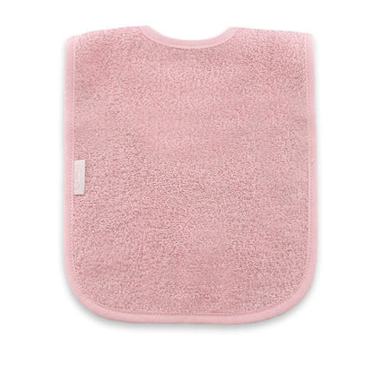 Slab met naam | Gepersonaliseerde baby slab katoen | Baby Pink