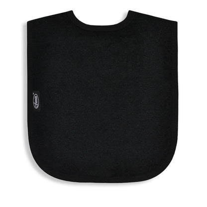 Slab met naam | Gepersonaliseerde baby slab katoen | Midnight Black