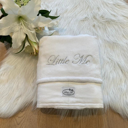 Soft Suéde Winterdekentje met naam | Gepersonaliseerde | Soft Cloud