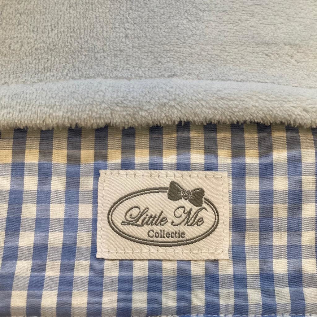 Winterdeken Vichy blauw