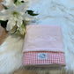 Winterdeken Vichy roze