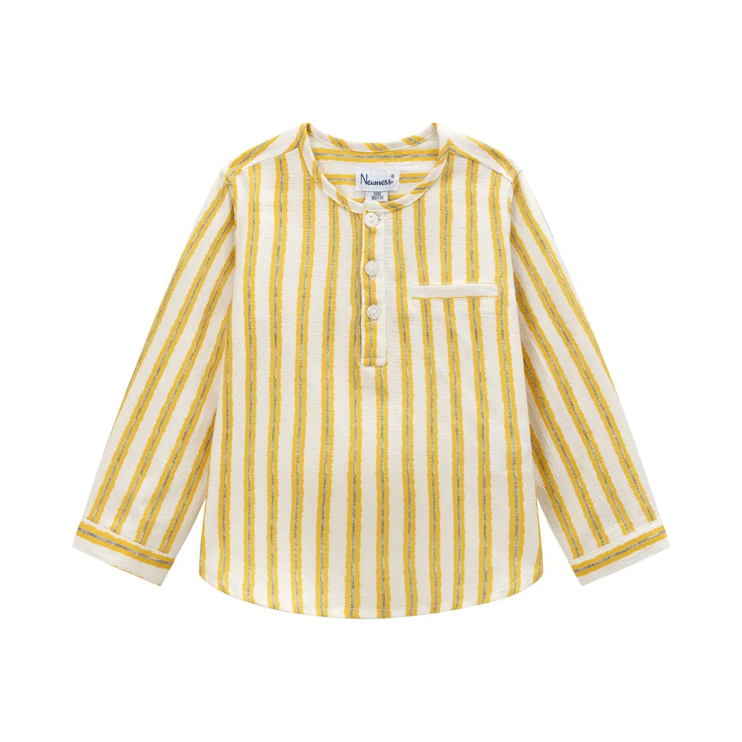 Gele gestreepte blouse voor jongens