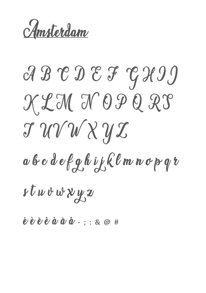 Stap 1 Lettertypes