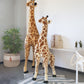 Staande giraf knuffel 50X40X135 Cm - Bruin geel
