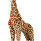 Staande giraf knuffel 50X40X135 Cm - Bruin geel