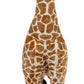 Staande giraf knuffel 50X40X135 Cm - Bruin geel