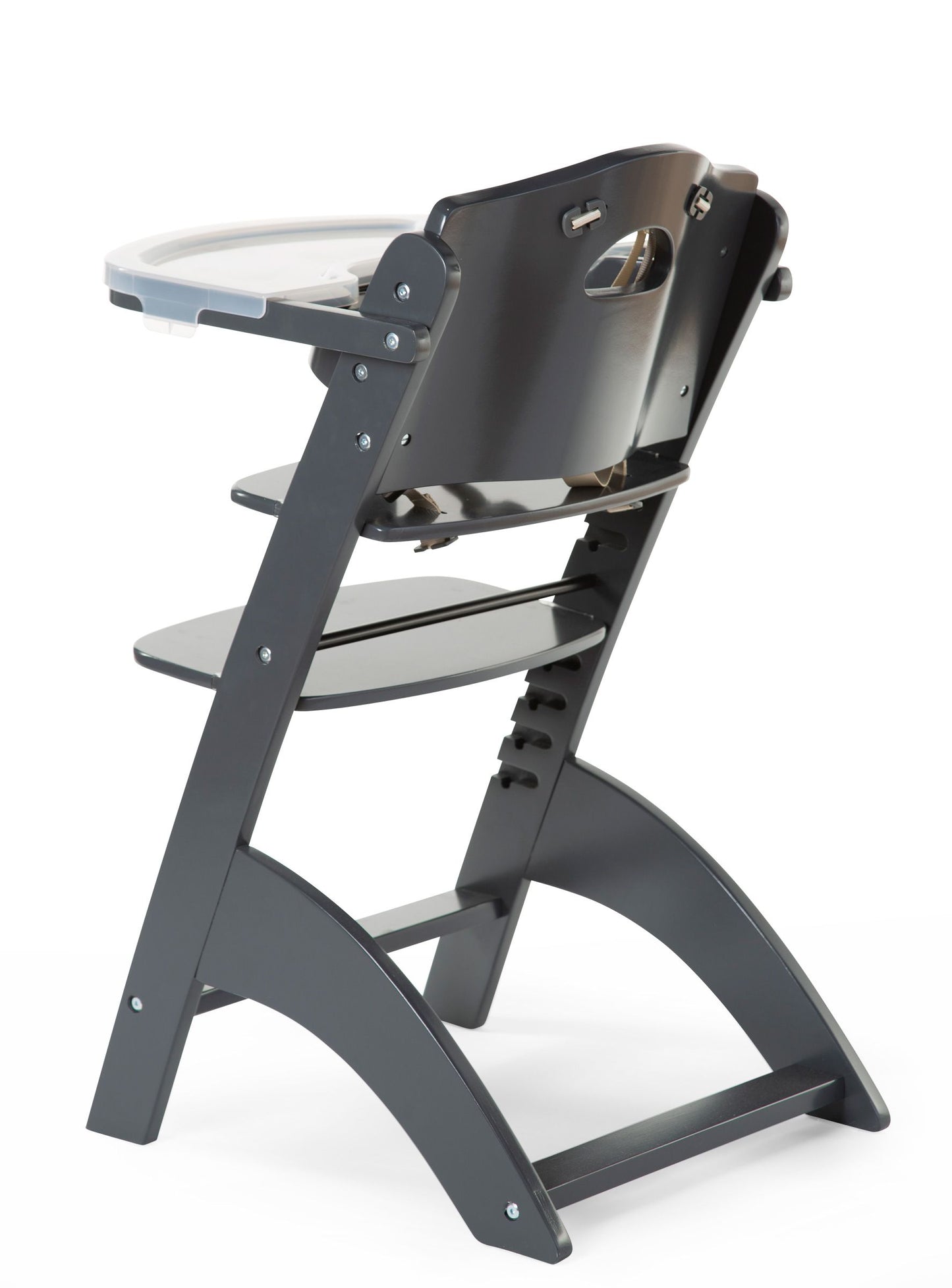 Lambda 3 Baby Kinderstoel + Eettablet - Hout Antraciet