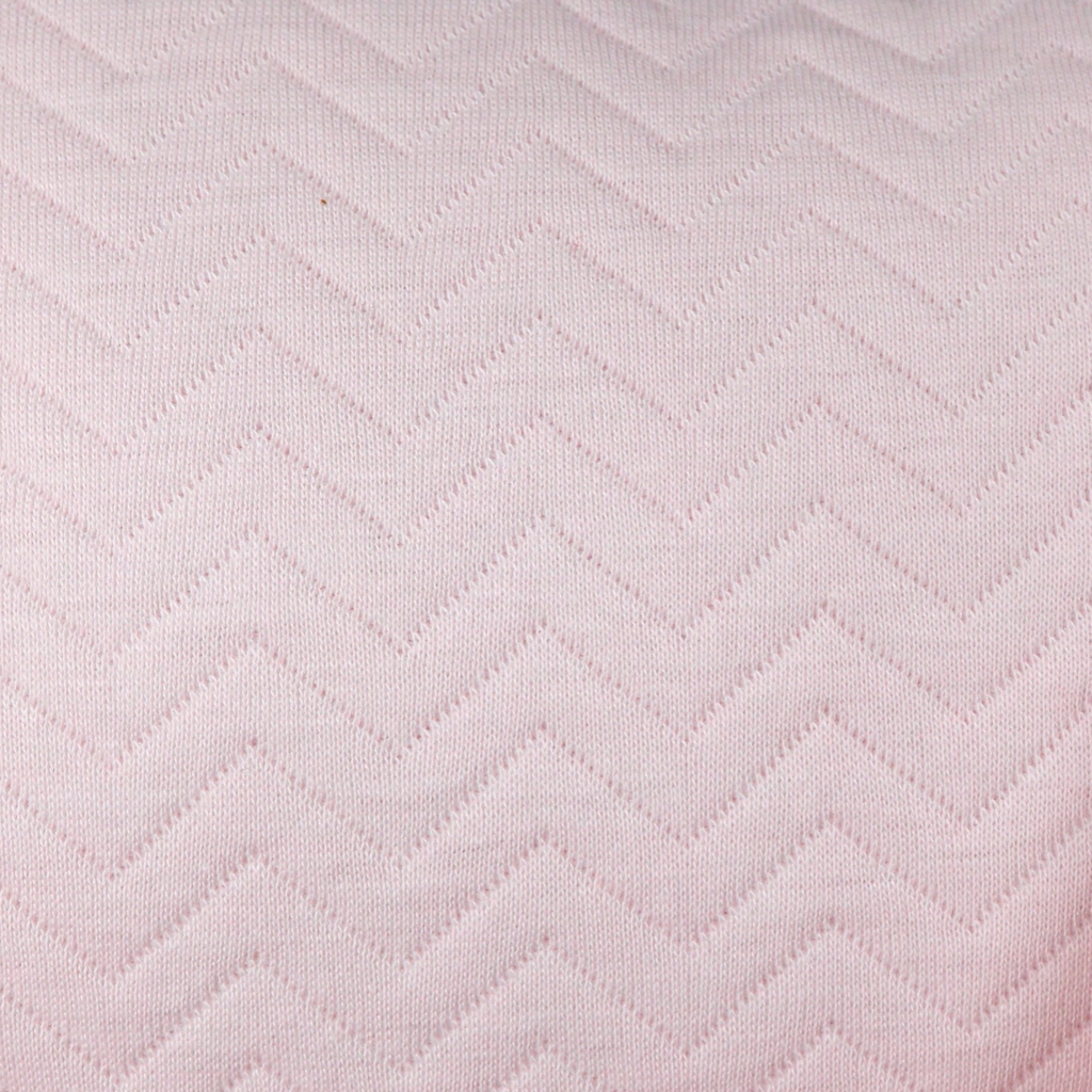 Aankleedkussenhoes Chevron lichtroze