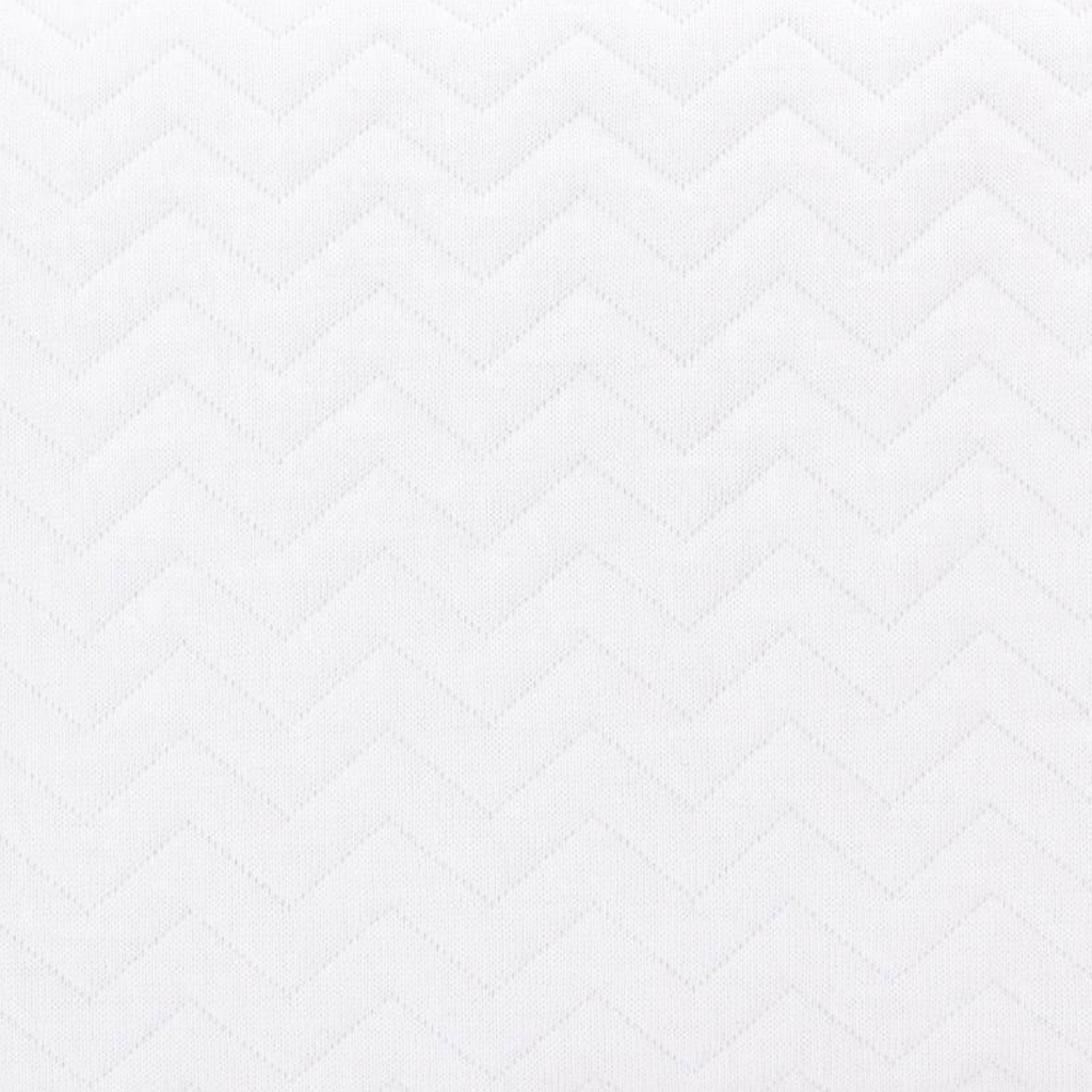 Aankleedkussenhoes Chevron wit