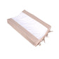 Aankleedkussenhoes Chevron beige