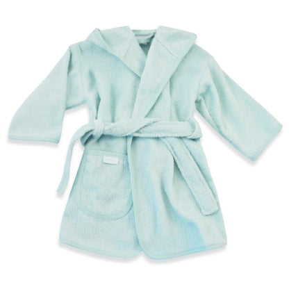 Baby badjas met naam | Gepersonaliseerde | soft mint