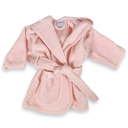 Baby badjas met naam | Gepersonaliseerde | Powder blush