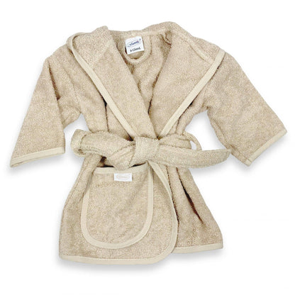 Baby badjas met naam | Gepersonaliseerde | Warm sand