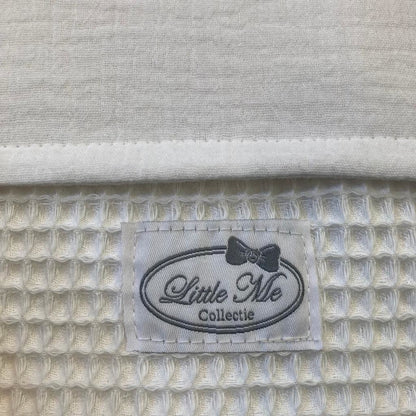 Warm Wafel Zomerdekentje met naam | Gepersonaliseerde | Soft Cloud