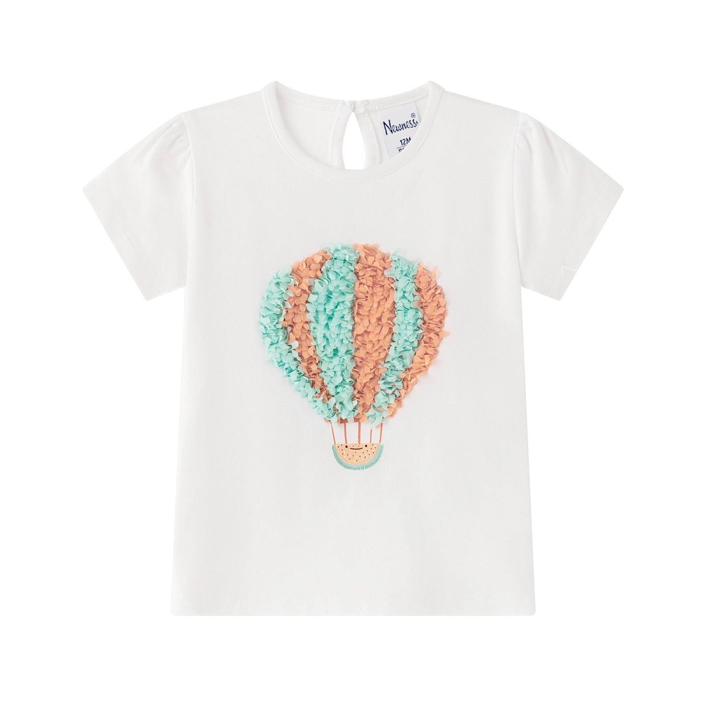 T-shirt met luchtballon voor babymeisjes
