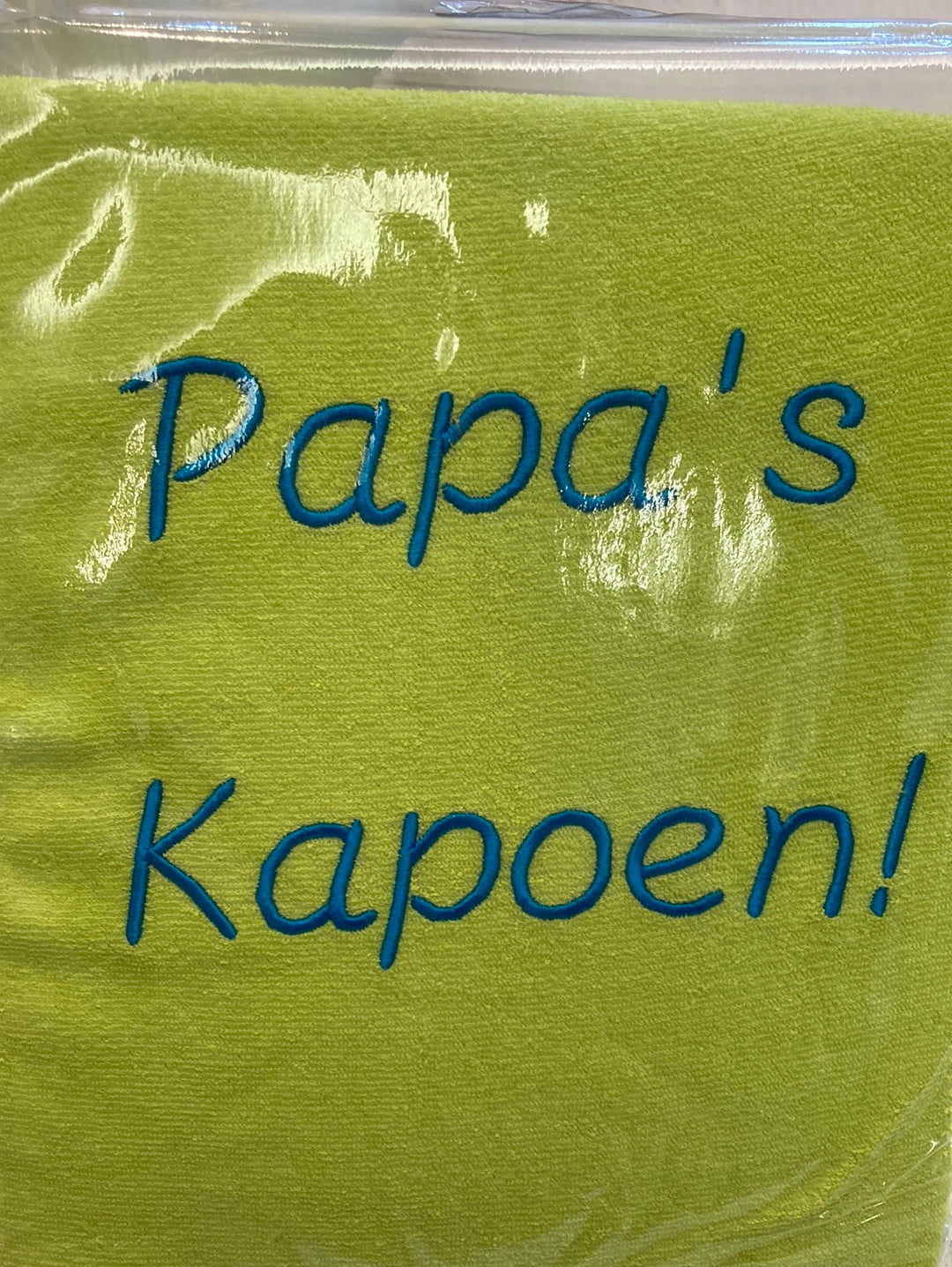 Verzorgingshoes groen papa’s kapoen! 🛒