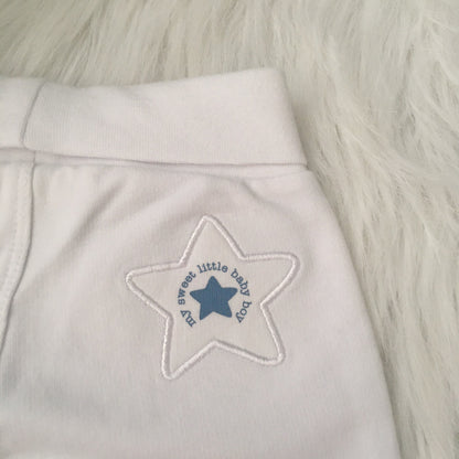 Broek sweat blue clouds