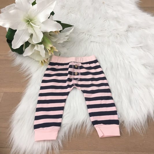 Pants girl striped