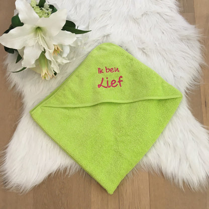 Babycape groen ik ben lief 💸