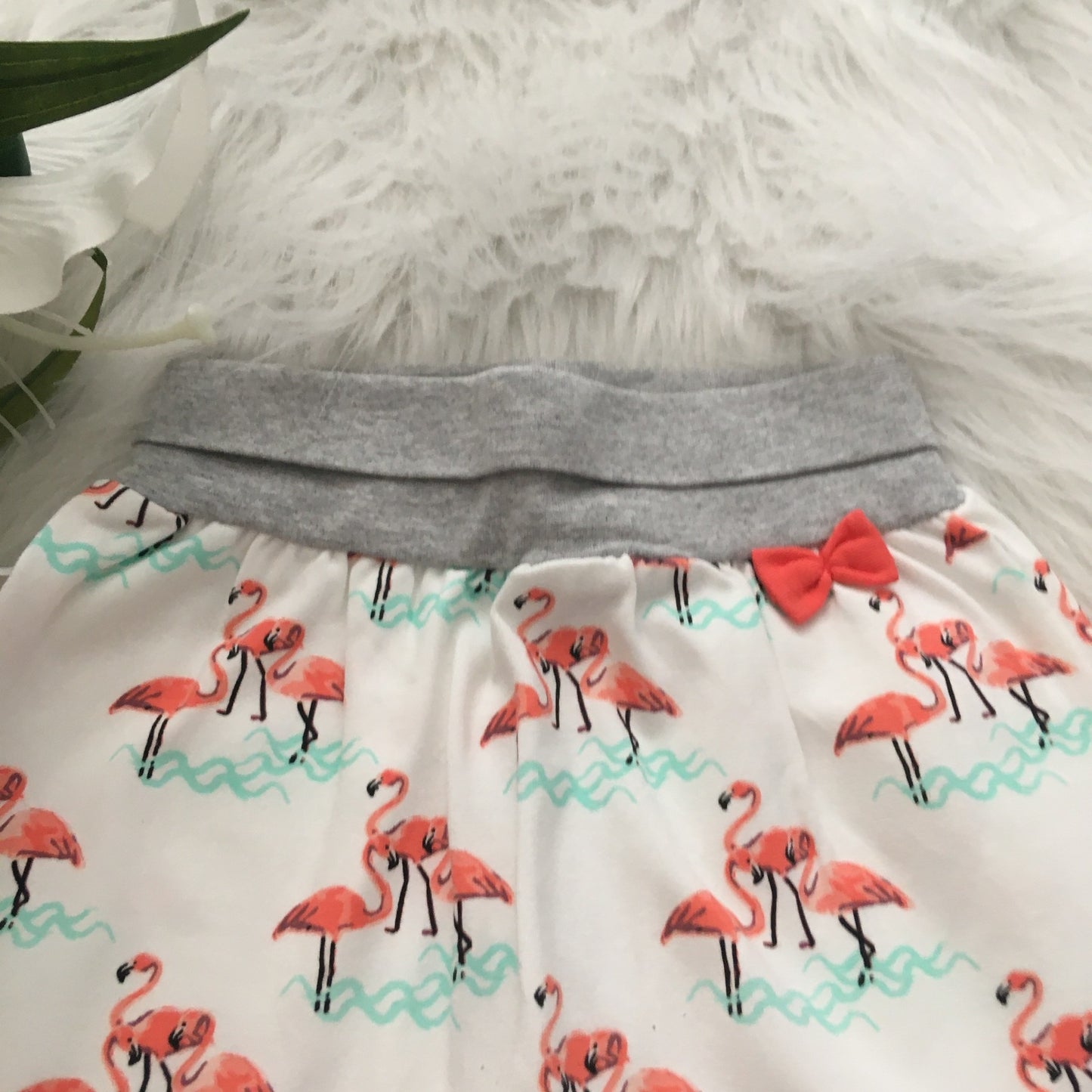 Jersey pants girl flamingo