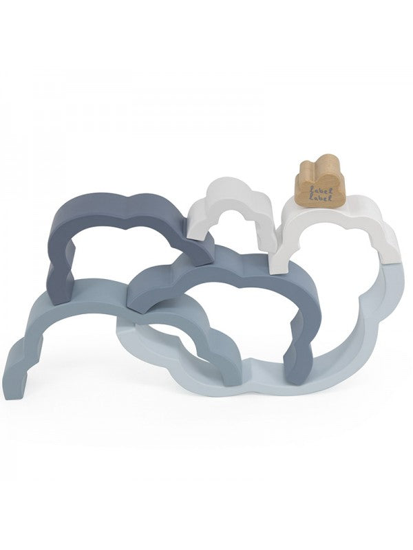 Regenboogpuzzel Wolk Blauw