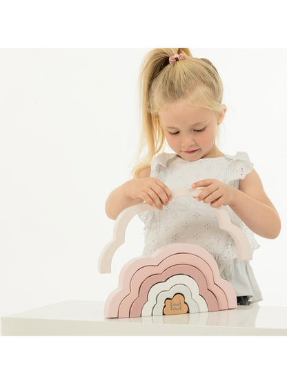 Regenboogpuzzel Wolk Roze