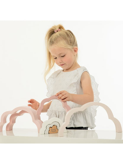 Regenboogpuzzel Wolk Roze