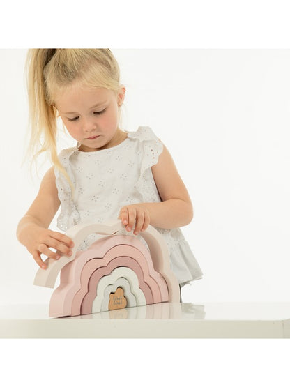 Regenboogpuzzel Wolk Roze