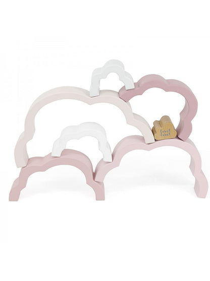 Regenboogpuzzel Wolk Roze