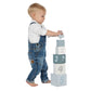 Stapelblokken Nummers Blauw