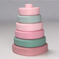Label Label - Stacking Toy - Heart - Pink