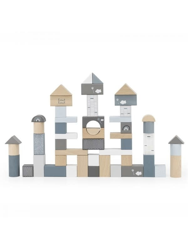 Houten Blokken Blauw