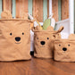 Opbergmand - 40x40x40 Cm - Teddy - Bruin