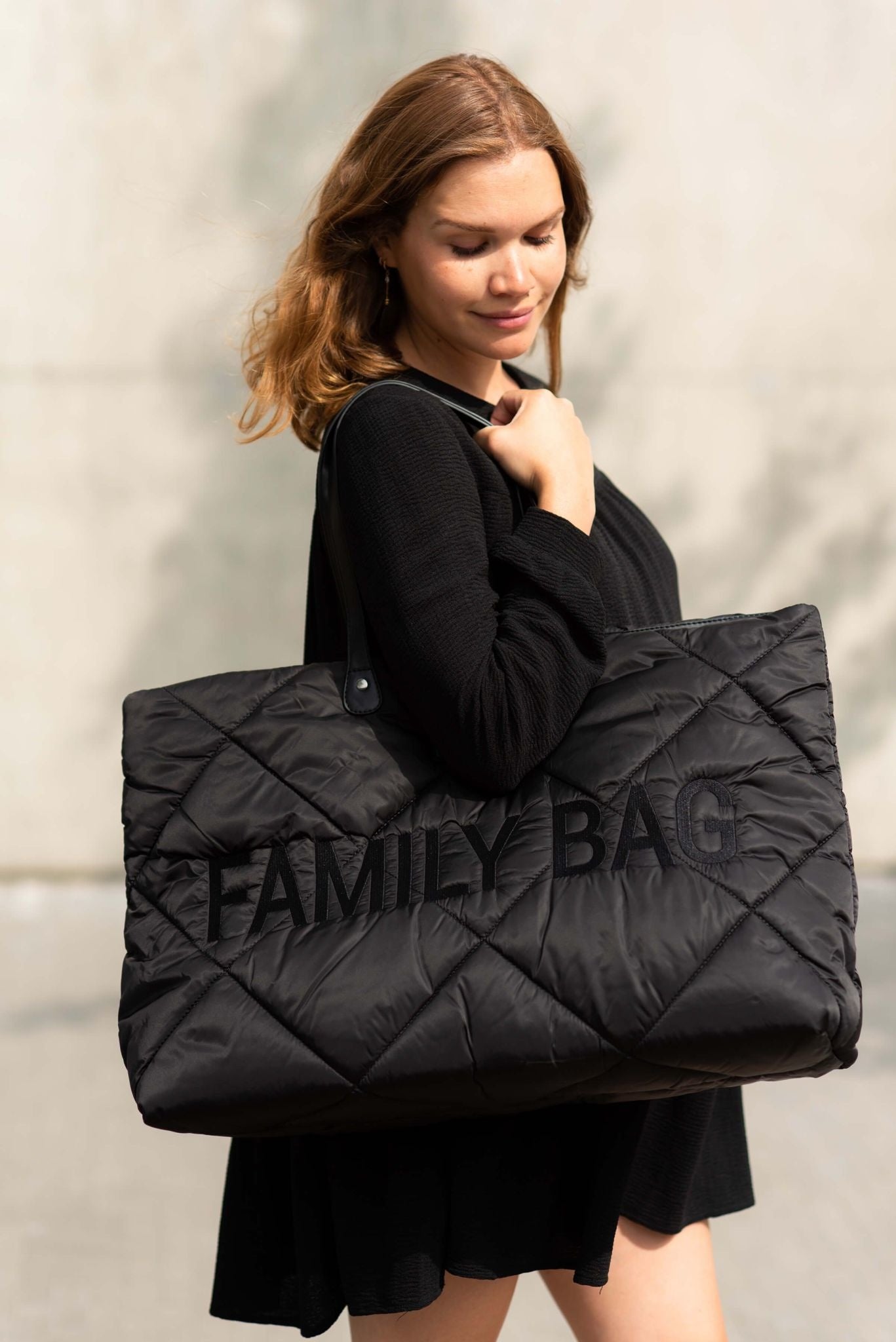 Family Bag Verzorgingstas - Gewatteerd - Zwart