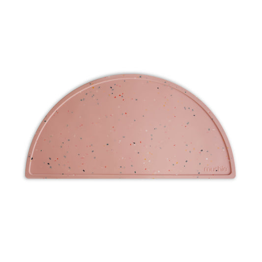 Silicone Place Mat (Powder Pink Confetti)