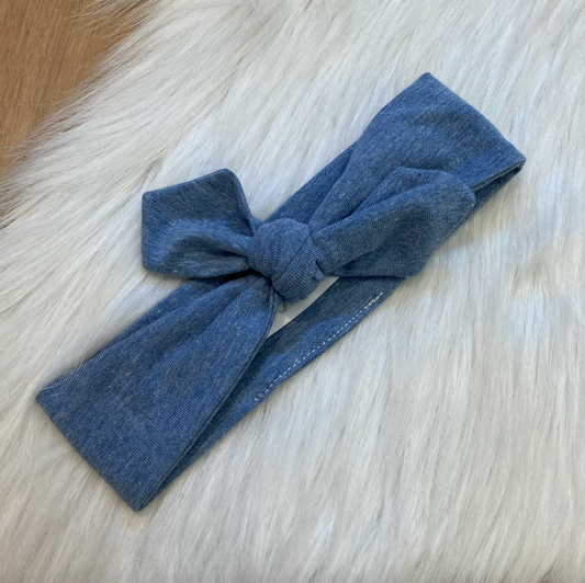 Haarlintje jeansblauw