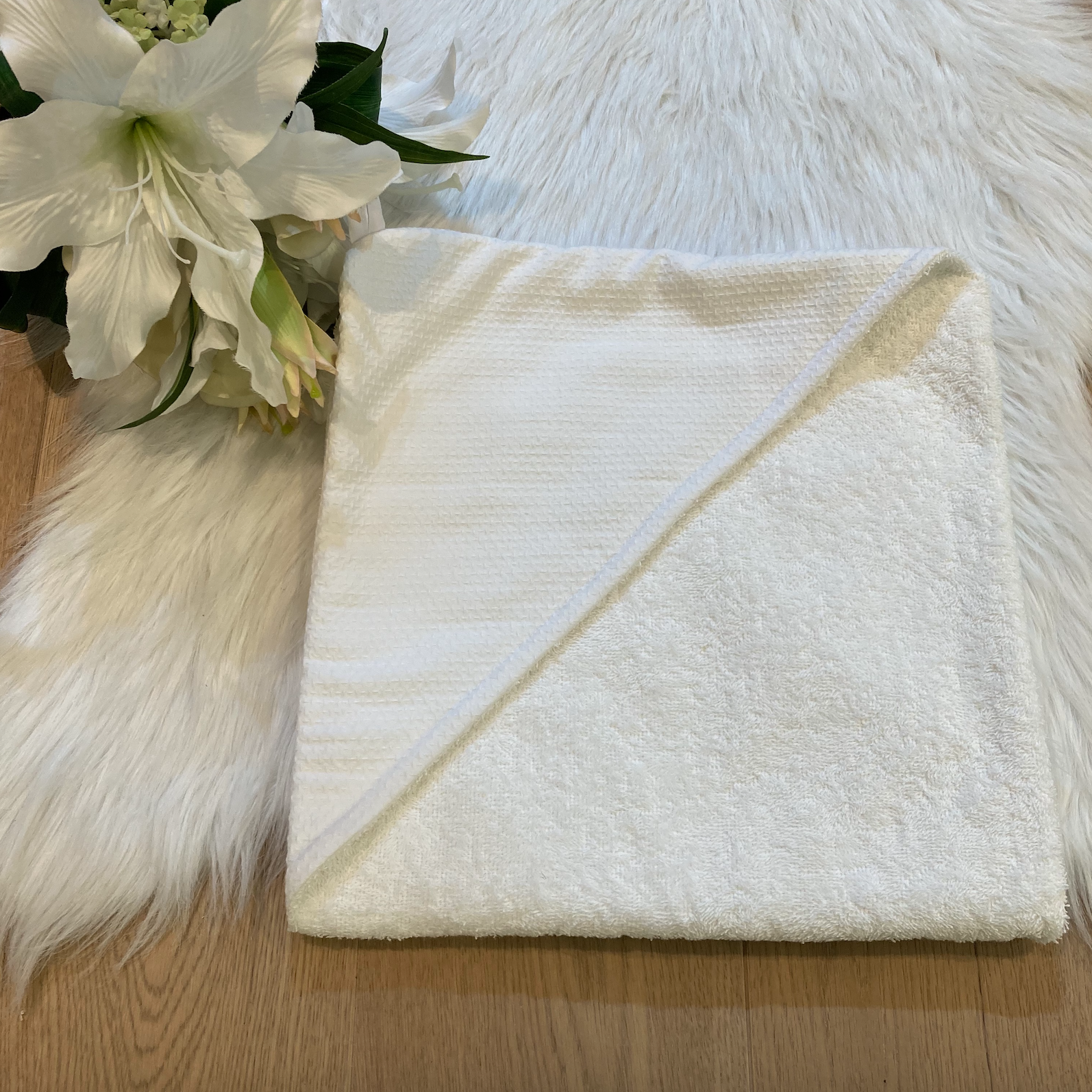 Babycape Jacquard streepjes