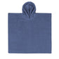 Poncho silkblauw